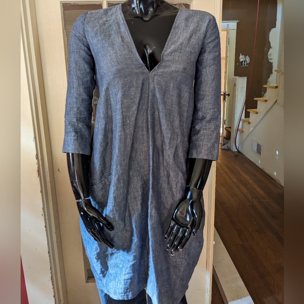 Matthildur avant garde linen dress